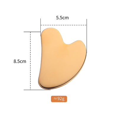 Terahertz Energy Stone Gua Sha Scraper Tools Lymphatic Drainage Massager Facial Beauty Tools-Heart Shape