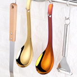 High quality Stainless Steel Big Size Serving Spoons Soup Porridge Spoon