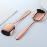 New Design Flat Spoon Smooth Edge Mirror Polishing for Party Wedding