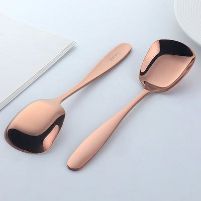 New Design Flat Spoon Smooth Edge Mirror Polishing for Party Wedding