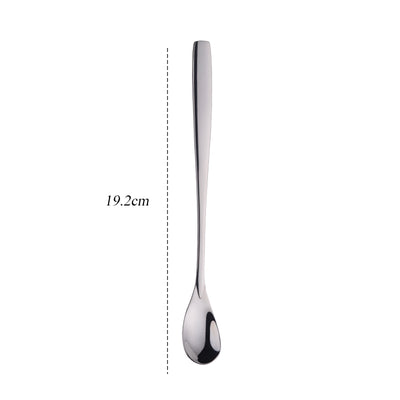 1 Pcs  Stainless Steel Ice Spoon Metal Cutlery Mirror Polished for Bar Wedding