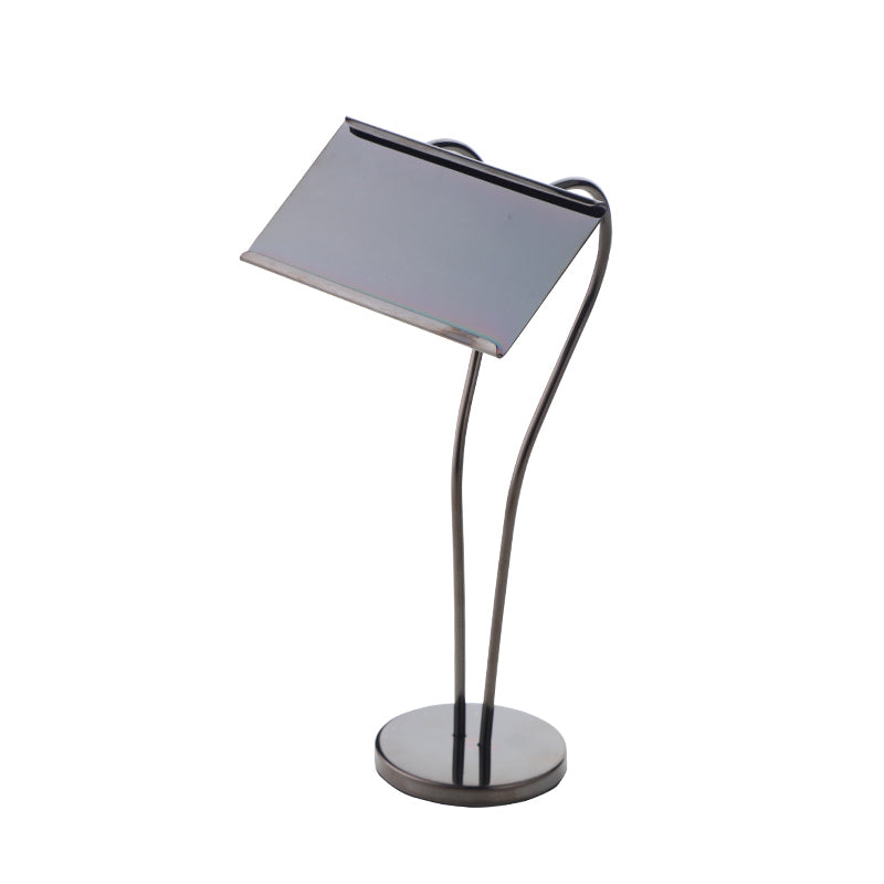 Factory Direct Sales Tabletop Stainless Steel Gold Plated Stand up Table Number Holder
