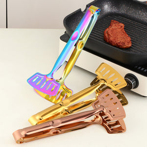 Multifunctional Fried Fish Clip Stainless Steel Food Clip Steak BBQ Clips for Family Camping BBQ Supplies