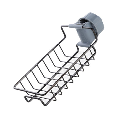 Stainless Steel Sponge Holder for Kitchen Sink Hanging Drain Rack, Soap, Brush, Towel Storage Rack Faucet Storage Rack