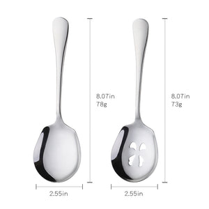 BUYERSTAR High quality big spoon Stainless Steel Flatware slotted public spoon