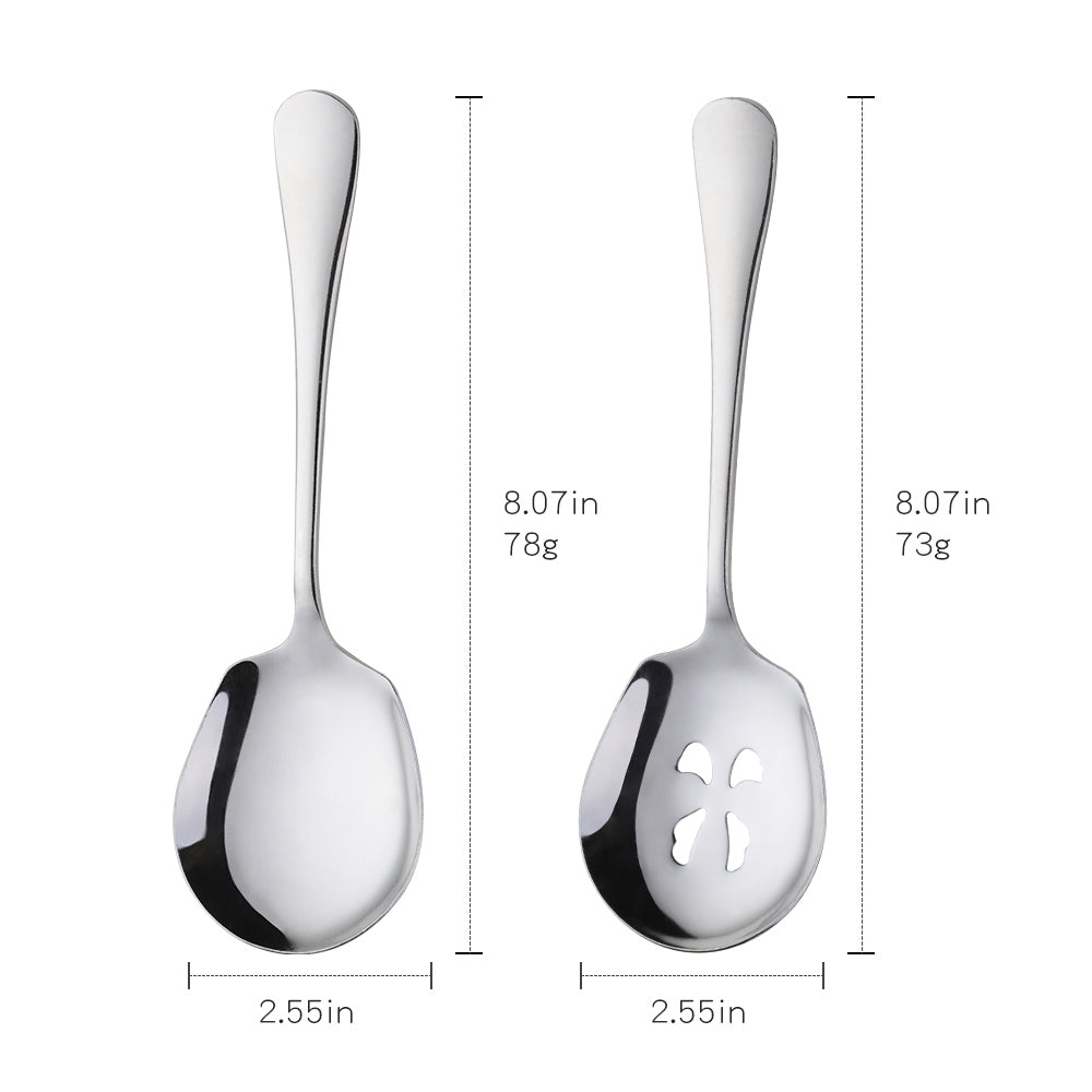 BUYERSTAR High quality big spoon Stainless Steel Flatware slotted public spoon