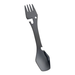 Outdoor multifunctional spoon Bottle opener, fork and knife, Outdoor tableware for camping trip, Field survival tools