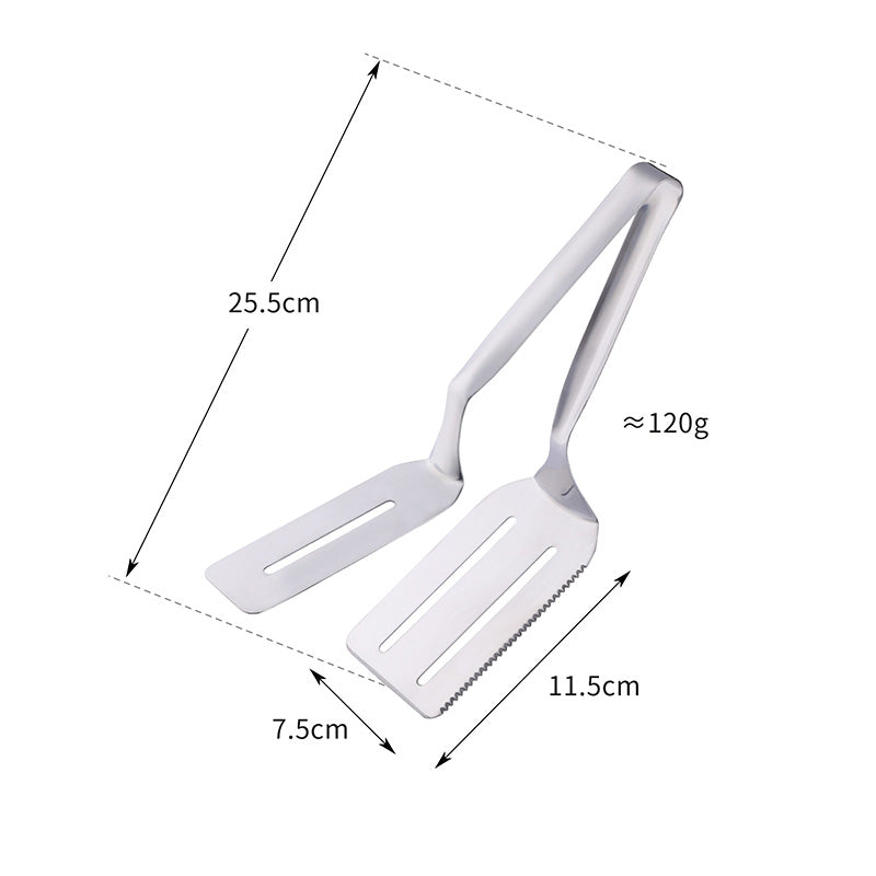 Colorful Design 304 Stainless Steel Toothed Steak Clip Mirror Polishing