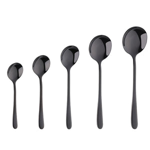 ODM/OEM Popular Custom Mini Long Handled Stainless Steel Rose Gold Coffee Spoon Metal Dessert Tea Spoon