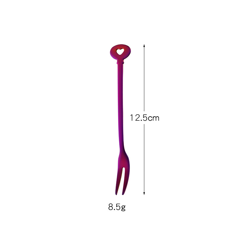 Premium Forks Gift Set for Dessert Cake Fruit Salad Fork Stainless Steel Metal Small Tasting Pastry Forks Mirror Polished