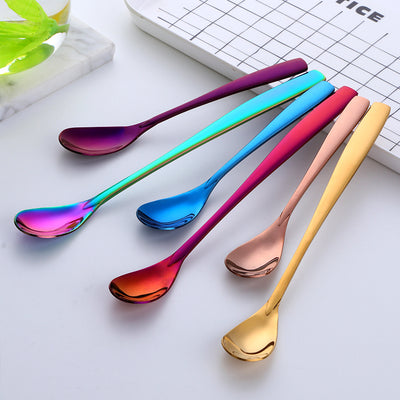 1 Pcs  Stainless Steel Ice Spoon Metal Cutlery Mirror Polished for Bar Wedding