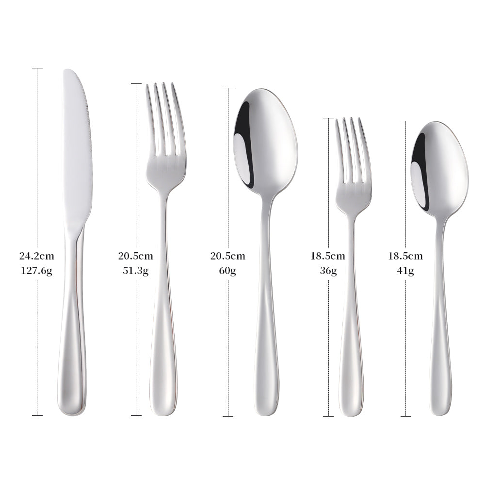 Factory Wholesale Stainless Flatware Set Rose Gold Kitchen Hotel Party Cutlery Set