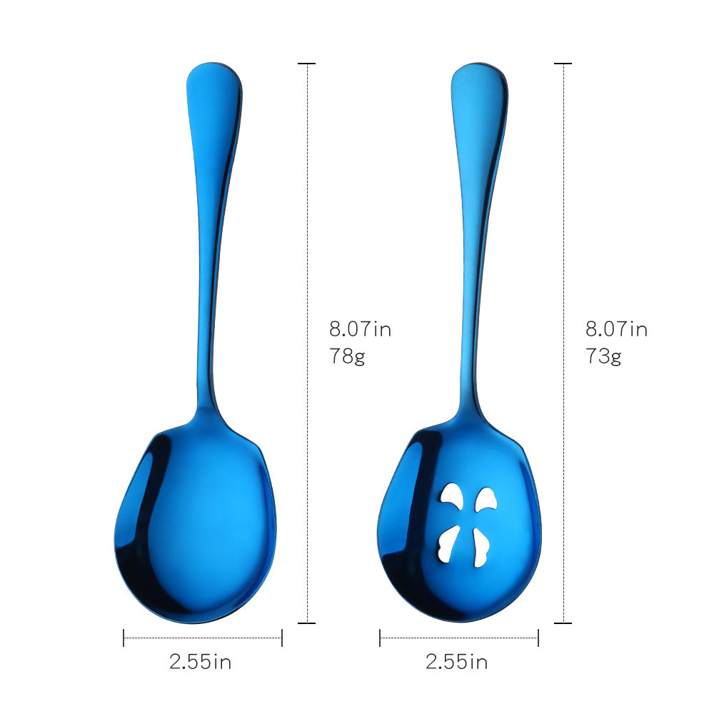 BUYERSTAR High quality big spoon Stainless Steel Flatware slotted public spoon