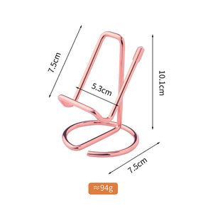 Hot Sales Christmas Day Portable Phone Stand Silicone Anti-slip Stainless Steel Mobile Phone Holders for All Phones