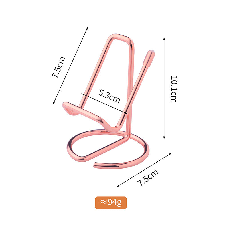 Hot Sales Christmas Day Portable Phone Stand Silicone Anti-slip Stainless Steel Mobile Phone Holders for All Phones
