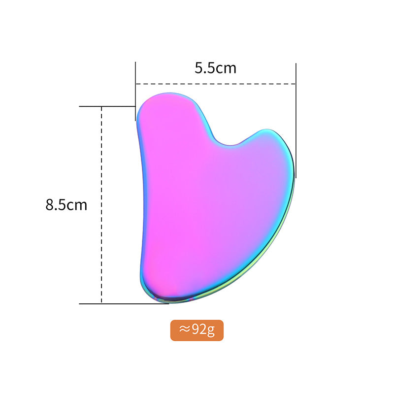 Terahertz Energy Stone Gua Sha Scraper Tools Lymphatic Drainage Massager Facial Beauty Tools-Heart Shape