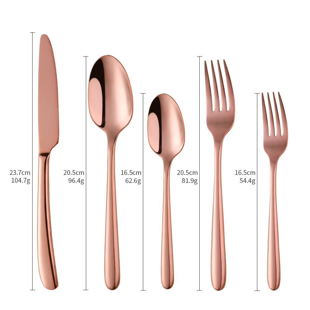 Cheap Price Wholesale Black Gold Mirror Polish Tableware Sets for Wedding Restaurant