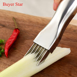 Buyerstar Kitchen gadget set Onion Knife Cutter Shredded Garlic Multi Vegetable Tools