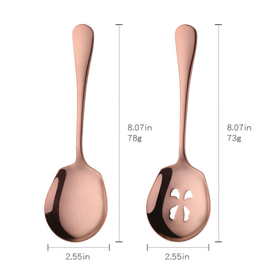 BUYERSTAR High quality big spoon Stainless Steel Flatware slotted public spoon