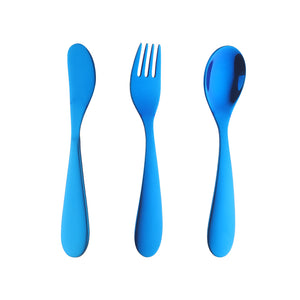 Toddler Kids Silverware Flatware Set, Preschooler Eating Utensils, Spoons Forks Butter Knives, Dishwasher Safe