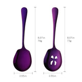 BUYERSTAR High quality big spoon Stainless Steel Flatware slotted public spoon