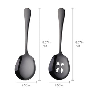 BUYERSTAR High quality big spoon Stainless Steel Flatware slotted public spoon