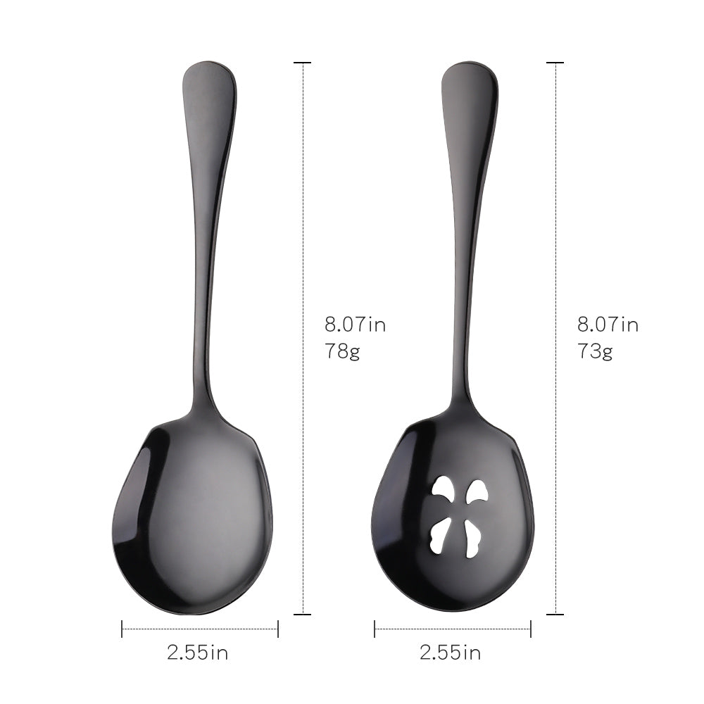 BUYERSTAR High quality big spoon Stainless Steel Flatware slotted public spoon