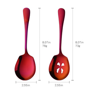 BUYERSTAR High quality big spoon Stainless Steel Flatware slotted public spoon