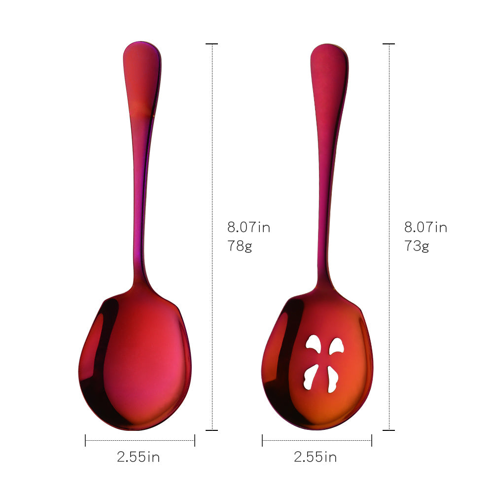 BUYERSTAR High quality big spoon Stainless Steel Flatware slotted public spoon