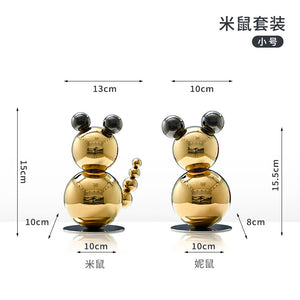 Cute Mouse Sculpture for Living Room Decor, Birthday Party Supplies Gift for Home Decoration