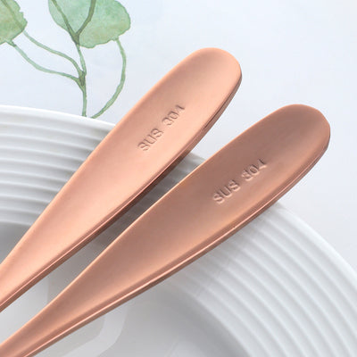 New Design Flat Spoon Smooth Edge Mirror Polishing for Party Wedding