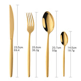 Buyer Star Stylus Tableware Sets Gold Mirror Polish for Wedding Restaurant