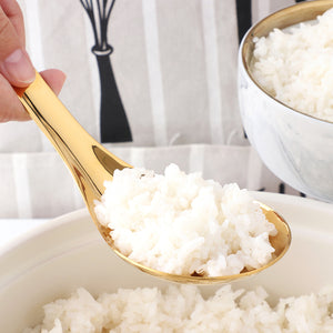 High quality Stainless Steel Big Size Serving Spoons Soup Porridge Spoon