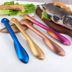Fish Scales Scraping Tool Multifunction Stainless Steel Fish Scale Knife Fish Cleaning