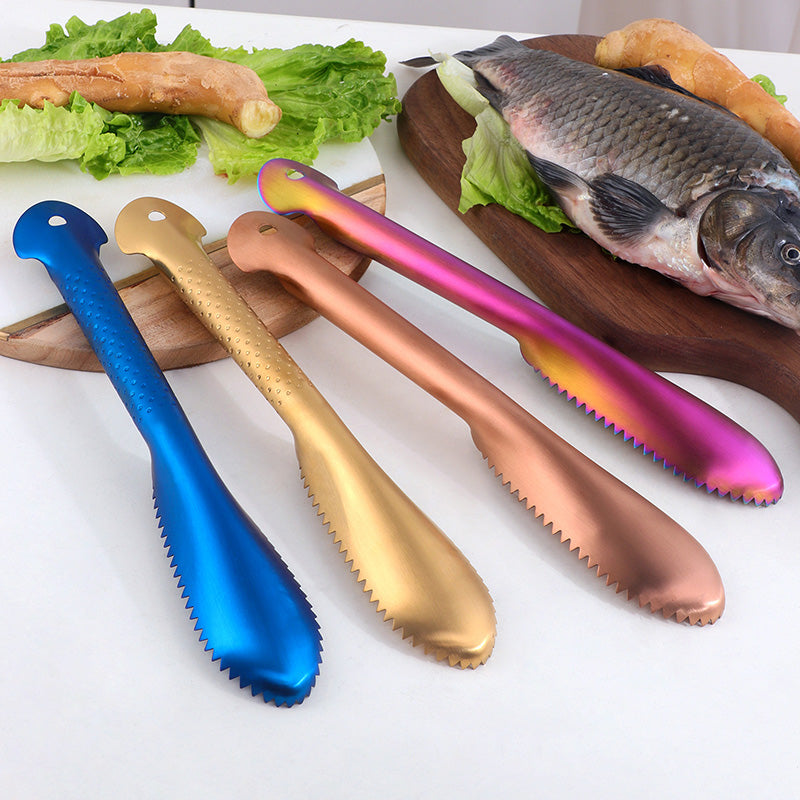 Fish Scales Scraping Tool Multifunction Stainless Steel Fish Scale Knife Fish Cleaning