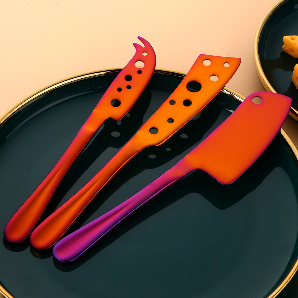 Bulk Sell Manufacturer Kitchen Tool Sharp Cheese Knife Colorful Customized for Restaurant