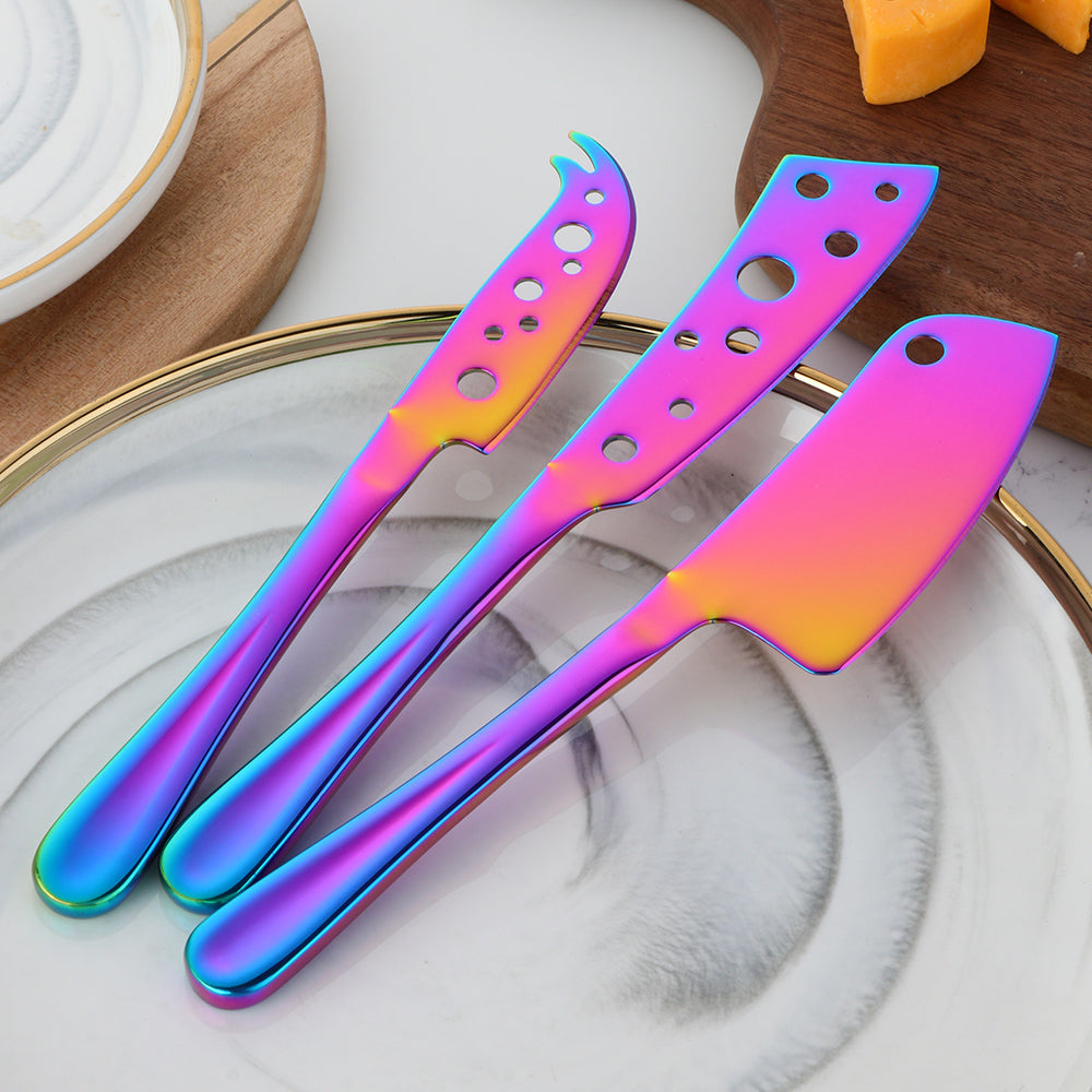 Bulk Sell Manufacturer Kitchen Tool Sharp Cheese Knife Colorful Customized for Restaurant
