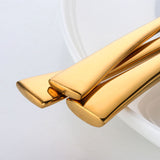 Wholesale Manufacturing Cheap Price Cutlery Sets Gold Color Mirror Polished