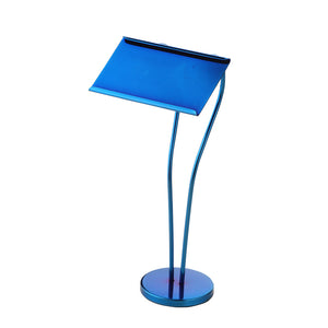 Factory Direct Sales Tabletop Stainless Steel Gold Plated Stand up Table Number Holder