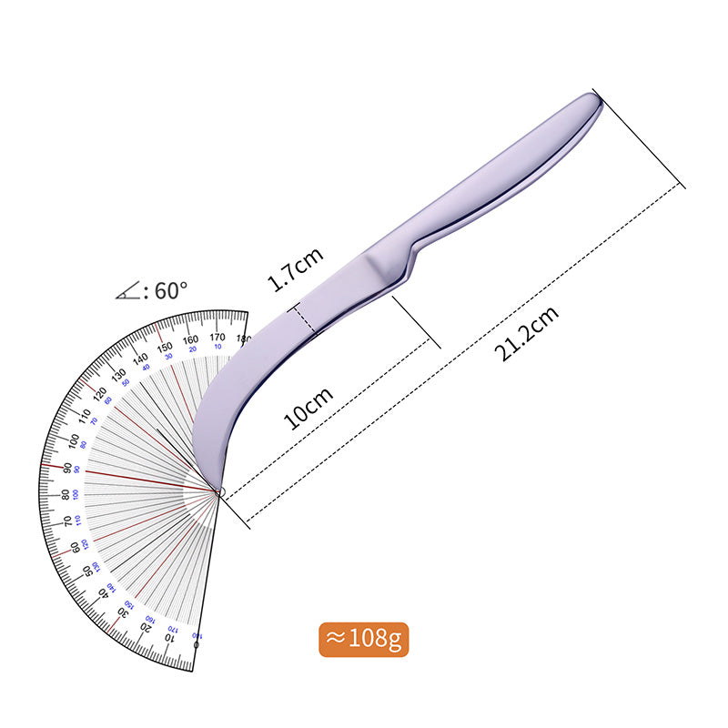 Metal Stainless Steel Flatware Cutlery Chef Knifes Kitchen Fruit Cheese Steak Dinner Knives Set