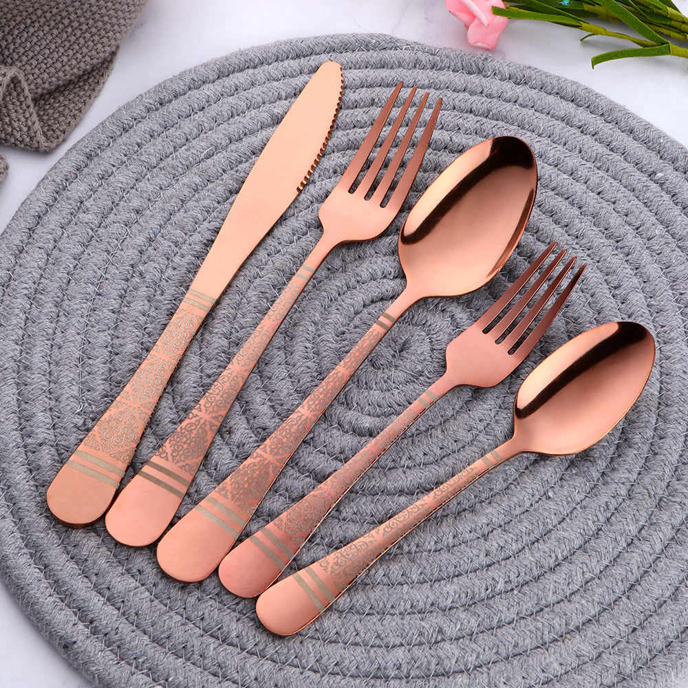 High quality Restaurant Hotel Wedding Flatware Silver Knife Forks And Spoons Set Stainless Steel  Cutlery Set