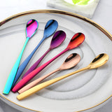 1 Pcs  Stainless Steel Ice Spoon Metal Cutlery Mirror Polished for Bar Wedding