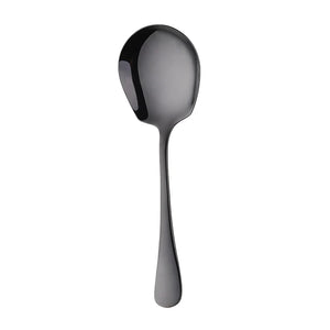High Quality Colorful Slotted Service Spoons Set Stainless Steel Large Serving Spoon For Buffet Restaurant
