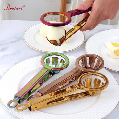 Wholesale Kitchen Tools Household Preserved Egg Cutter Stainless Steel Egg Cutter