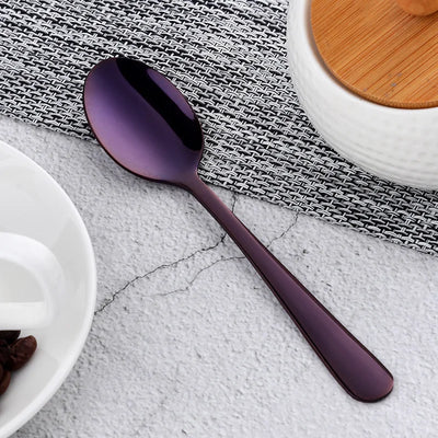 Food Grade Coffee Dessert Small Metal Stainless Steel Tea Spoon