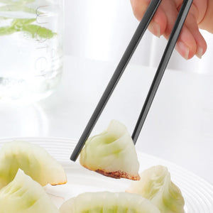 Custom Color Stainless Steel Metal Titanium Chopsticks for Sushi Wedding Gift Souvenirs