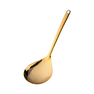 Kitchen Strainer Long Handle Colander Spoon Set Hot Pot Sieve 304 Stainless Steel Colander