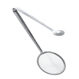 Multi-functional Kitchen Tools Stainless Steel Colander Food Filter Spoon With Clip