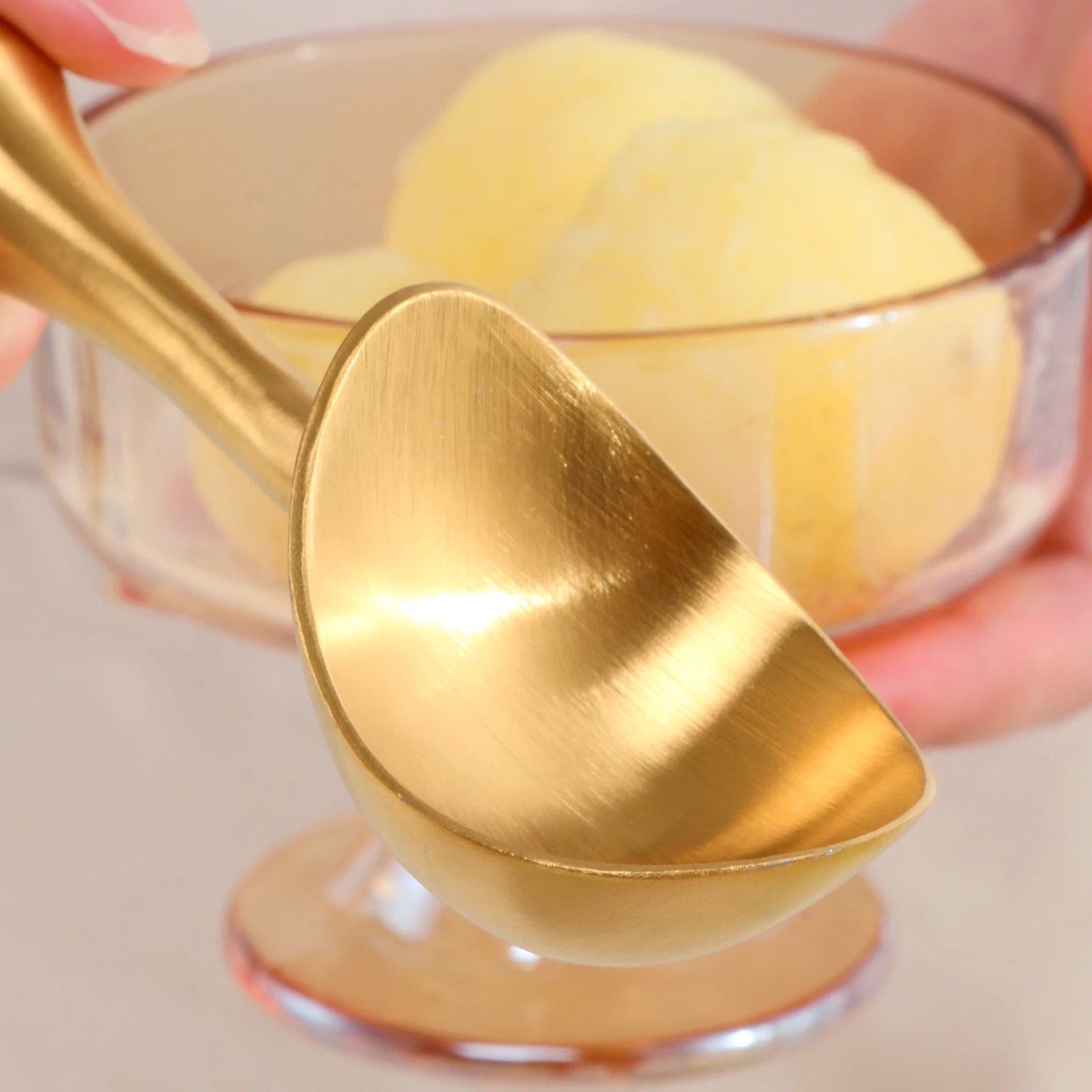 Professional Digger Spade Ball Maker Non-Slip Grip Stainless Steel Ice Cream Scoop Spoon