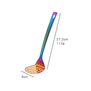 Kitchen Gadgets Large Mini Manual Stainless Steel Meatball Spoon Potato Masher Potato Press